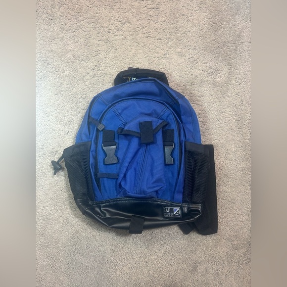 GAP Blue and Black Kids Backpack - Picture 1 of 10